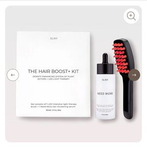 SLNY Intensive LED Hair Growth Brush & Need More Anti-Hair Loss Serum Treatment